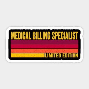 Medical Billing Specialist Sticker